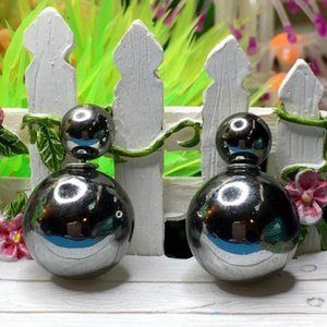 Gunmetal Double Stud Earrings